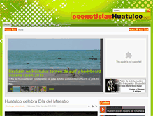 Tablet Screenshot of econoticiashuatulco.com